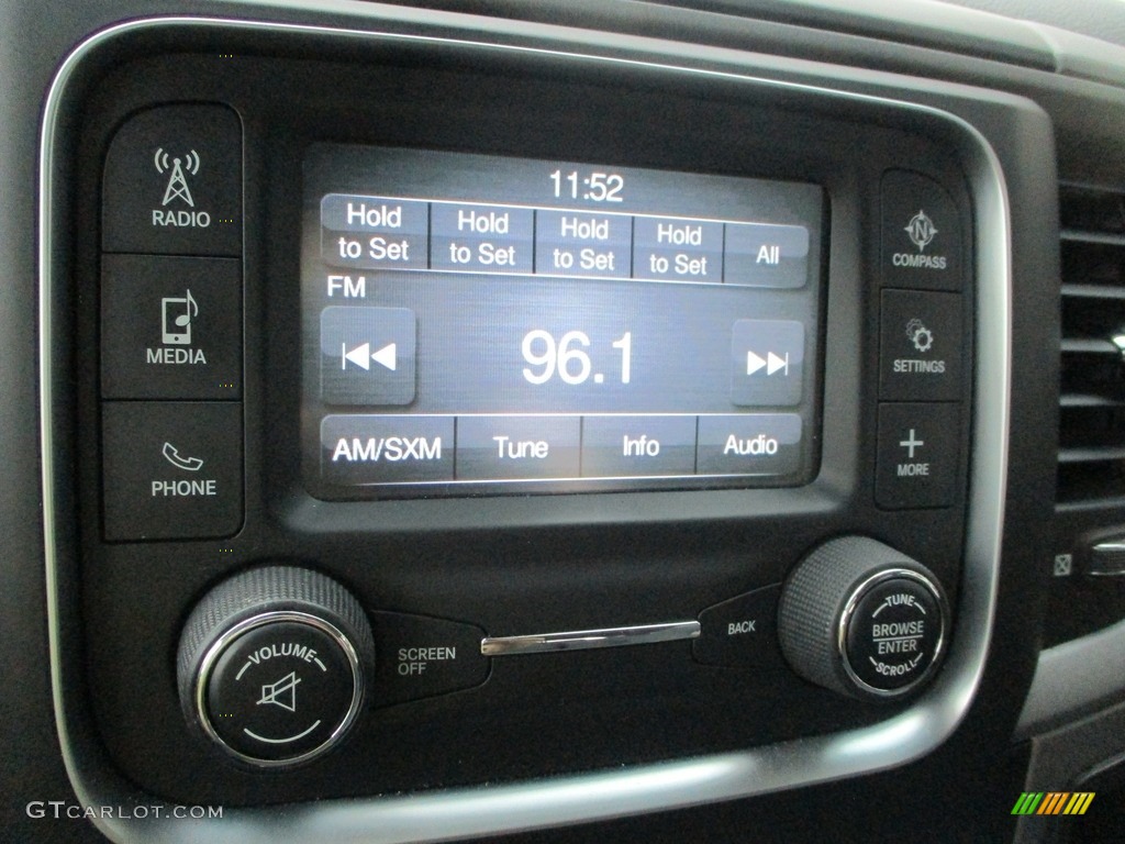 2018 1500 Tradesman Crew Cab 4x4 - Bright White / Black/Diesel Gray photo #18