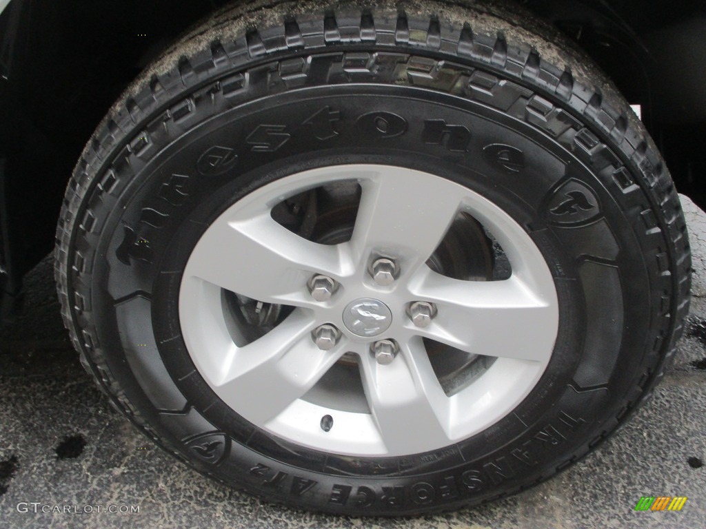 2018 1500 Tradesman Crew Cab 4x4 - Bright White / Black/Diesel Gray photo #25