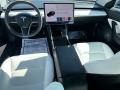 2020 Tesla Model 3 White/Black Interior Front Seat Photo