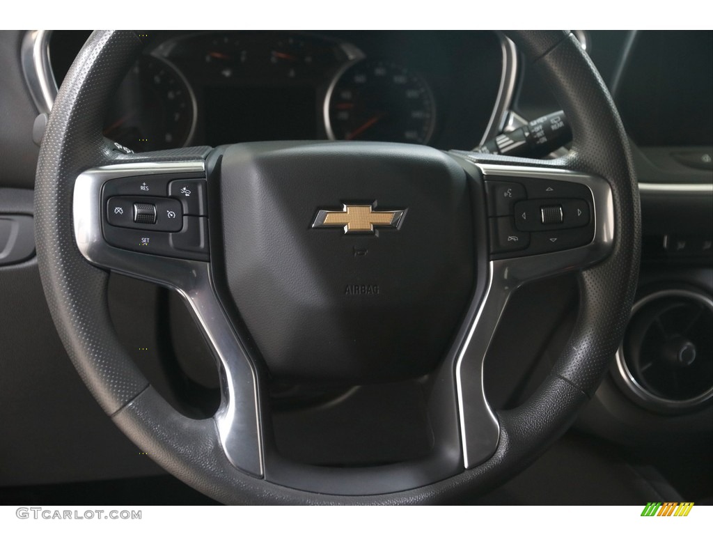 2021 Chevrolet Blazer LT Jet Black Steering Wheel Photo #146117891