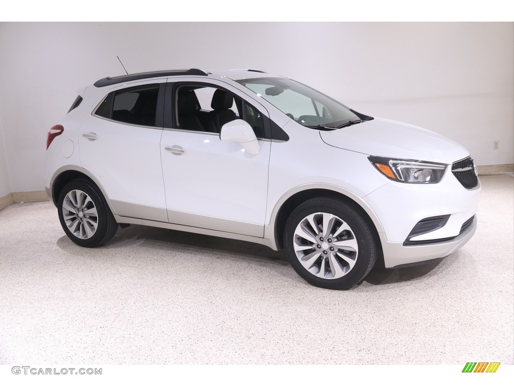 White Frost Tricoat 2020 Buick Encore Preferred Exterior Photo #146118230