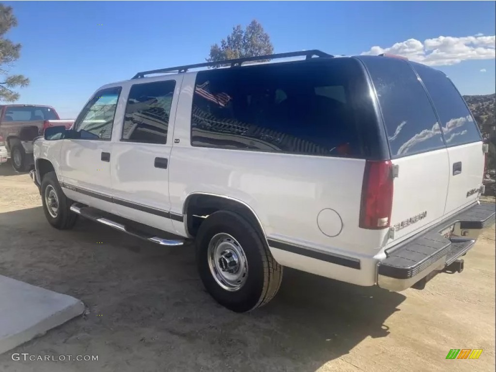 Linen White 1997 GMC Suburban K1500 SLE 4x4 Exterior Photo #146119122