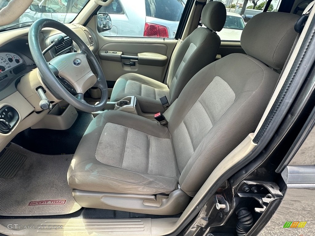 2005 Explorer Sport Trac XLT - Black Clearcoat / Medium Pebble photo #18