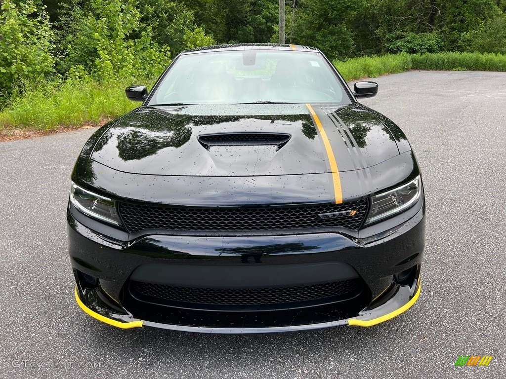 Pitch Black 2023 Dodge Charger GT Plus Hemi Orange Package Exterior Photo #146120157