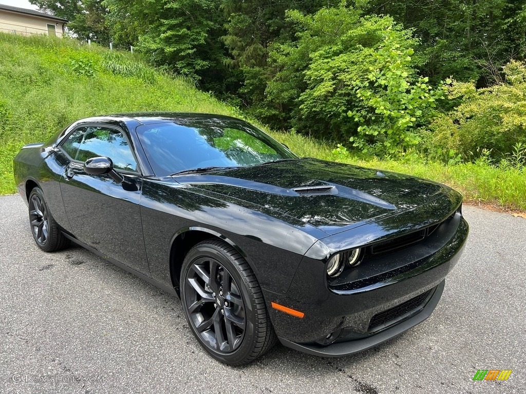 Pitch Black 2023 Dodge Challenger SXT Blacktop Exterior Photo #146120161