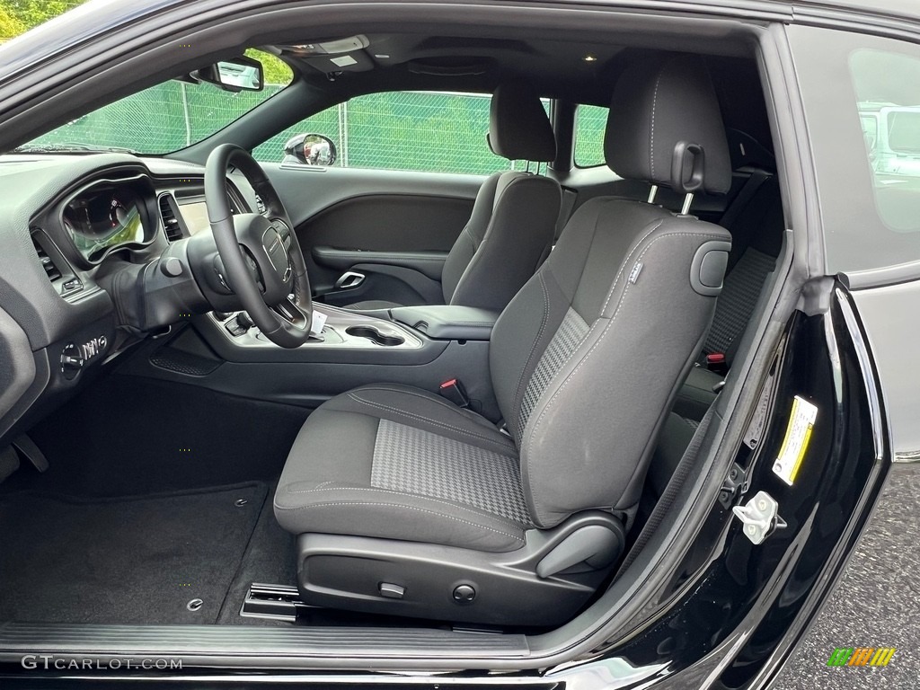 Black Interior 2023 Dodge Challenger SXT Blacktop Photo #146120265
