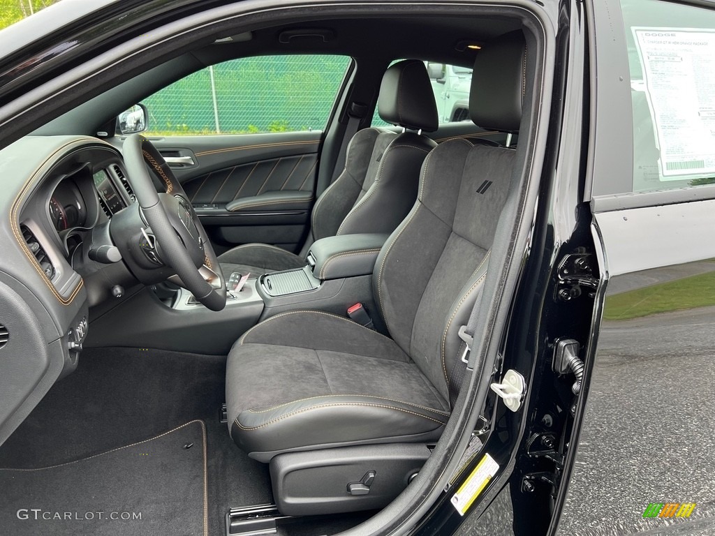 Black Interior 2023 Dodge Charger GT Plus Hemi Orange Package Photo #146120301