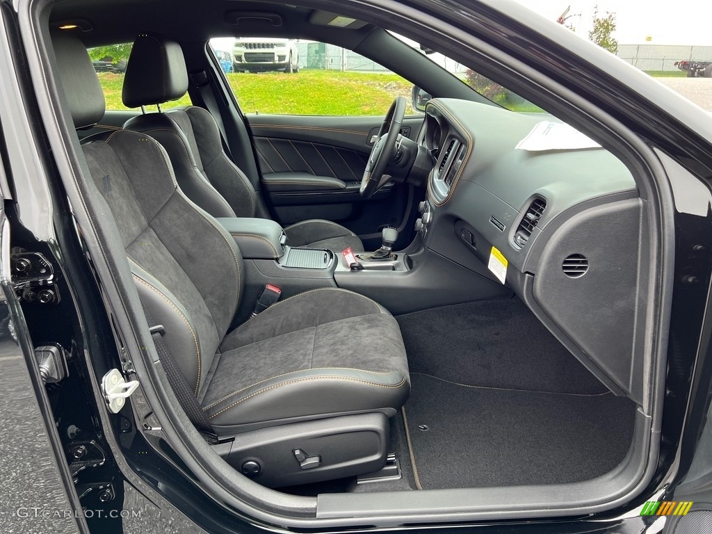 Black Interior 2023 Dodge Charger GT Plus Hemi Orange Package Photo #146120403