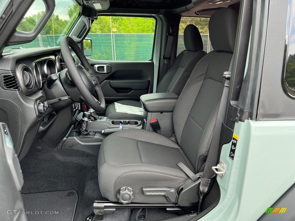 Black Interior 2023 Jeep Wrangler Sport 4x4 Photo #146120631