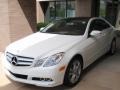 2010 Arctic White Mercedes-Benz E 350 Coupe  photo #1