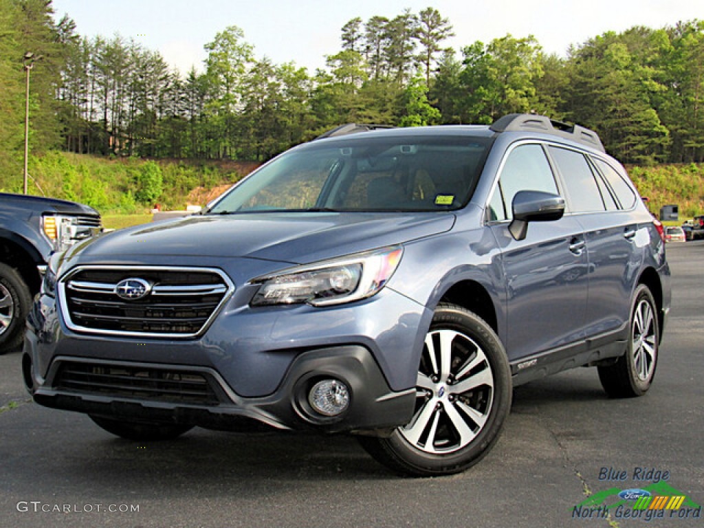 2018 Outback 2.5i Limited - Twilight Blue Metallic / Titanium Gray photo #1