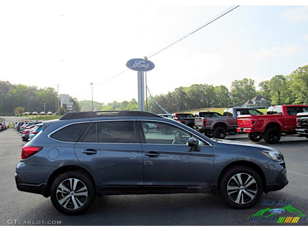 2018 Outback 2.5i Limited - Twilight Blue Metallic / Titanium Gray photo #6