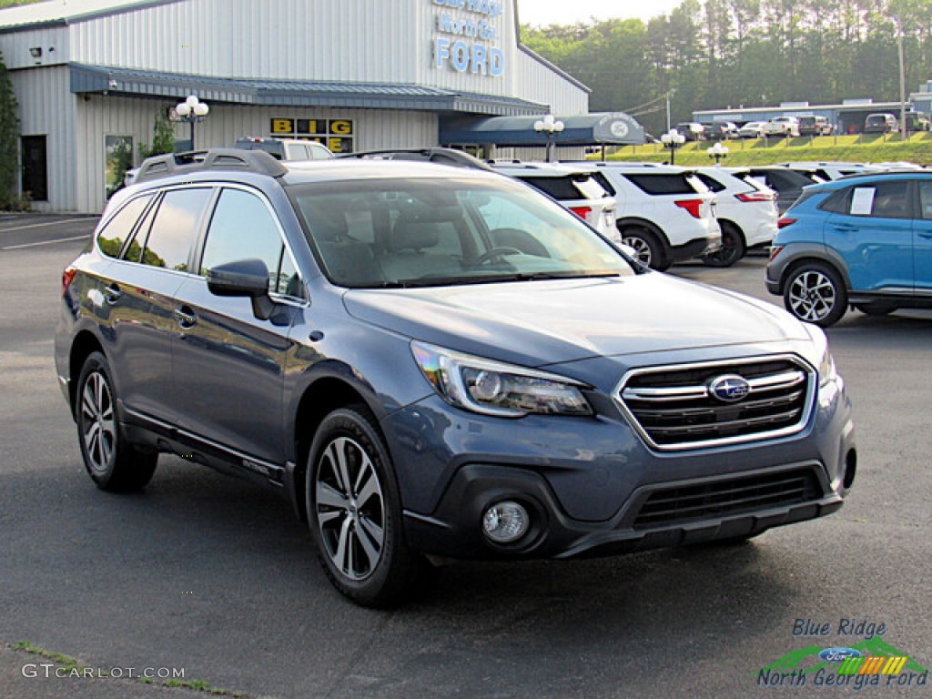 2018 Outback 2.5i Limited - Twilight Blue Metallic / Titanium Gray photo #7