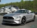 Iconic Silver Metallic 2021 Ford Mustang EcoBoost Premium Convertible