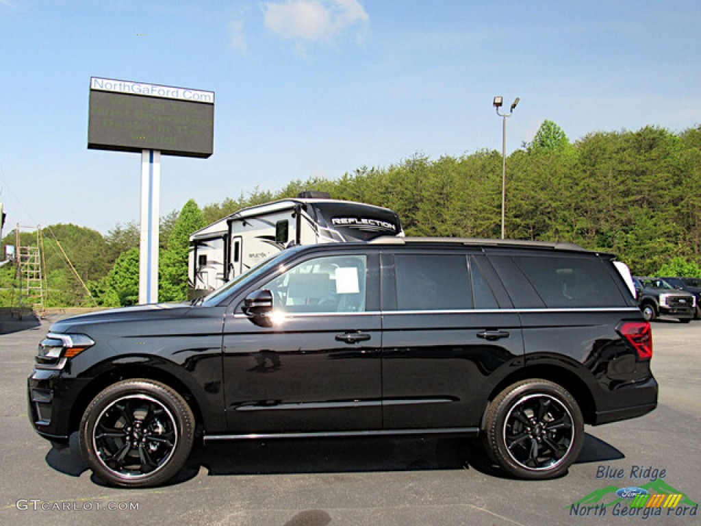 Agate Black Metallic 2023 Ford Expedition Limited 4x4 Exterior Photo #146121715