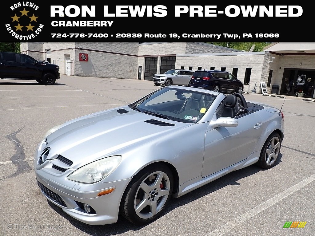 2005 SLK 350 Roadster - Iridium Silver Metallic / Black photo #1