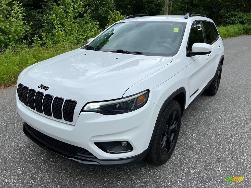 2019 Cherokee Latitude Plus 4x4 - Bright White / Black photo #2