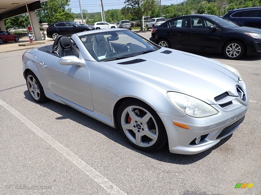 2005 SLK 350 Roadster - Iridium Silver Metallic / Black photo #3