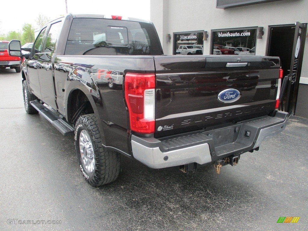 2019 F250 Super Duty XLT Crew Cab 4x4 - Magma Red / Camel photo #3