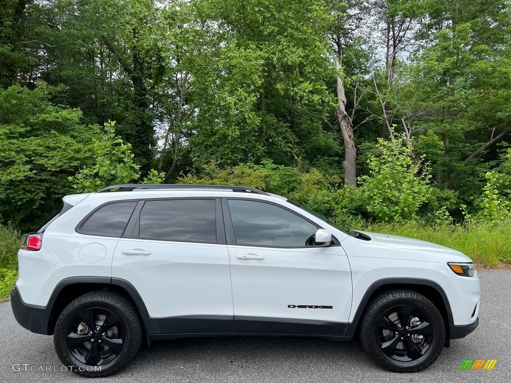 Bright White 2019 Jeep Cherokee Latitude Plus 4x4 Exterior Photo #146122589