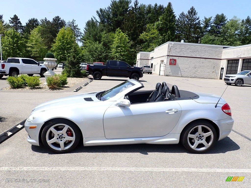 2005 SLK 350 Roadster - Iridium Silver Metallic / Black photo #7
