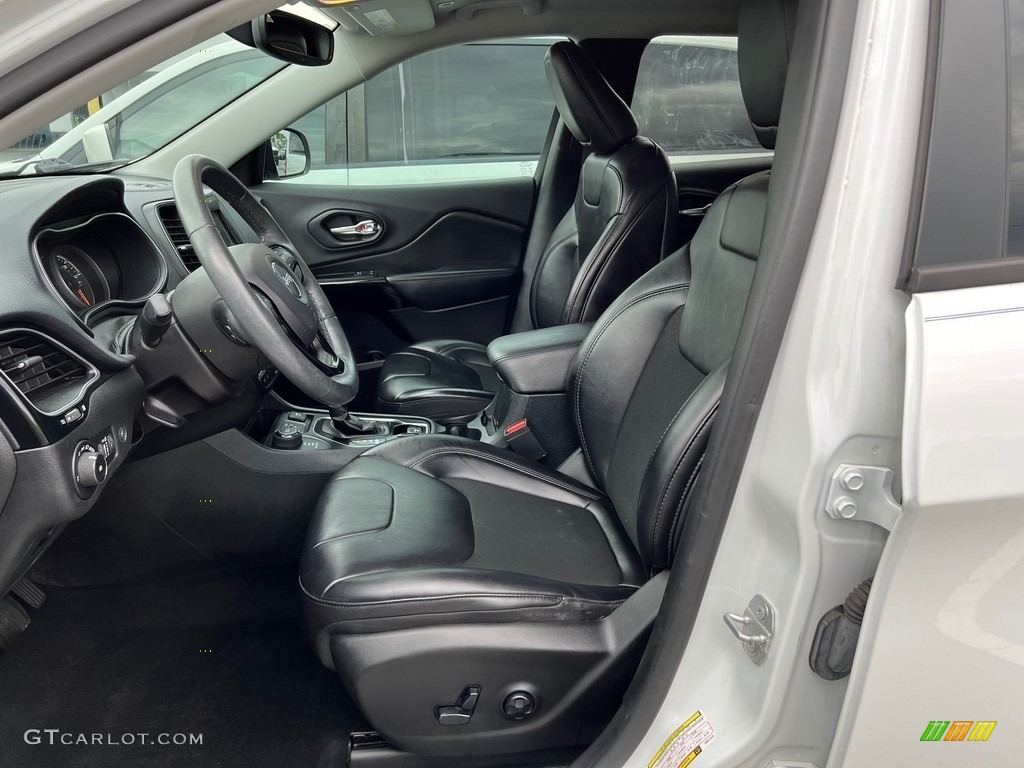 Black Interior 2019 Jeep Cherokee Latitude Plus 4x4 Photo #146122709