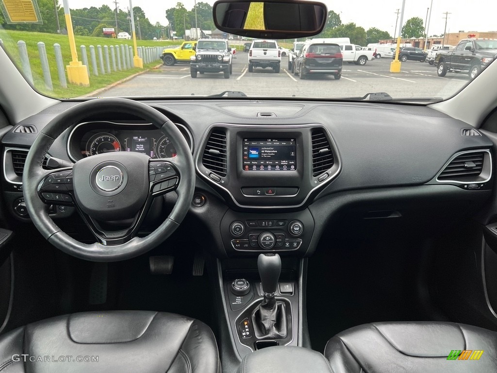 2019 Jeep Cherokee Latitude Plus 4x4 Black Dashboard Photo #146122802