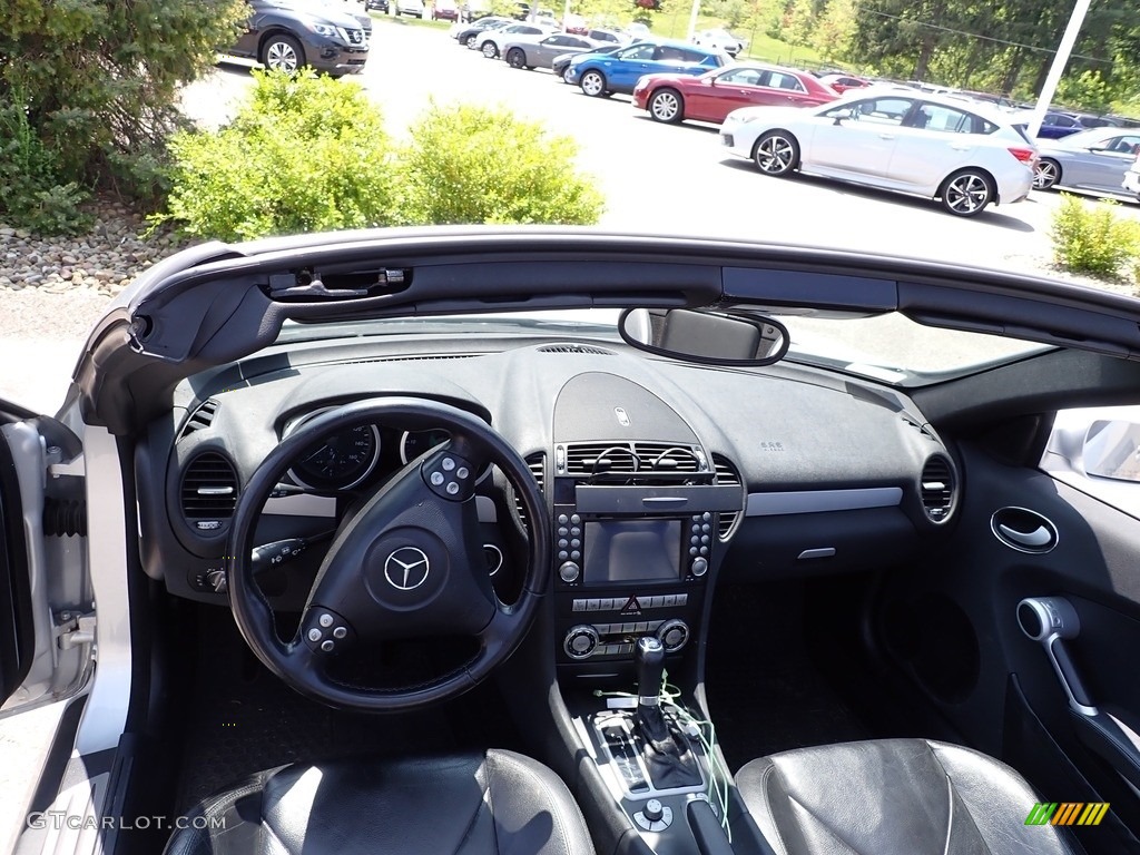 2005 SLK 350 Roadster - Iridium Silver Metallic / Black photo #18