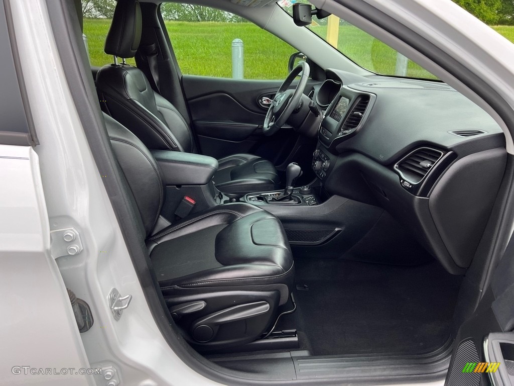 Black Interior 2019 Jeep Cherokee Latitude Plus 4x4 Photo #146122874