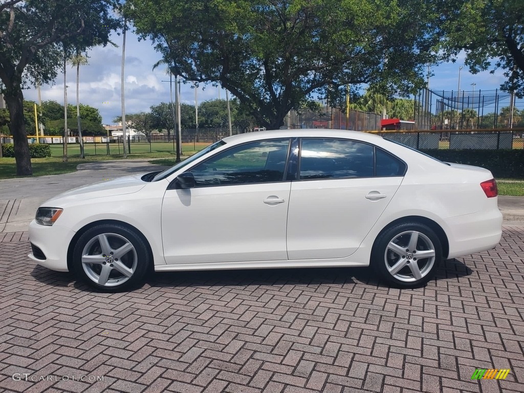2013 Jetta S Sedan - Candy White / Titan Black photo #4