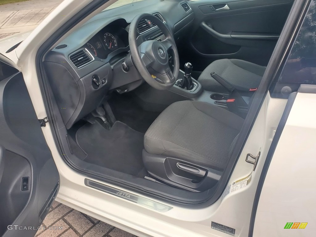 2013 Jetta S Sedan - Candy White / Titan Black photo #10