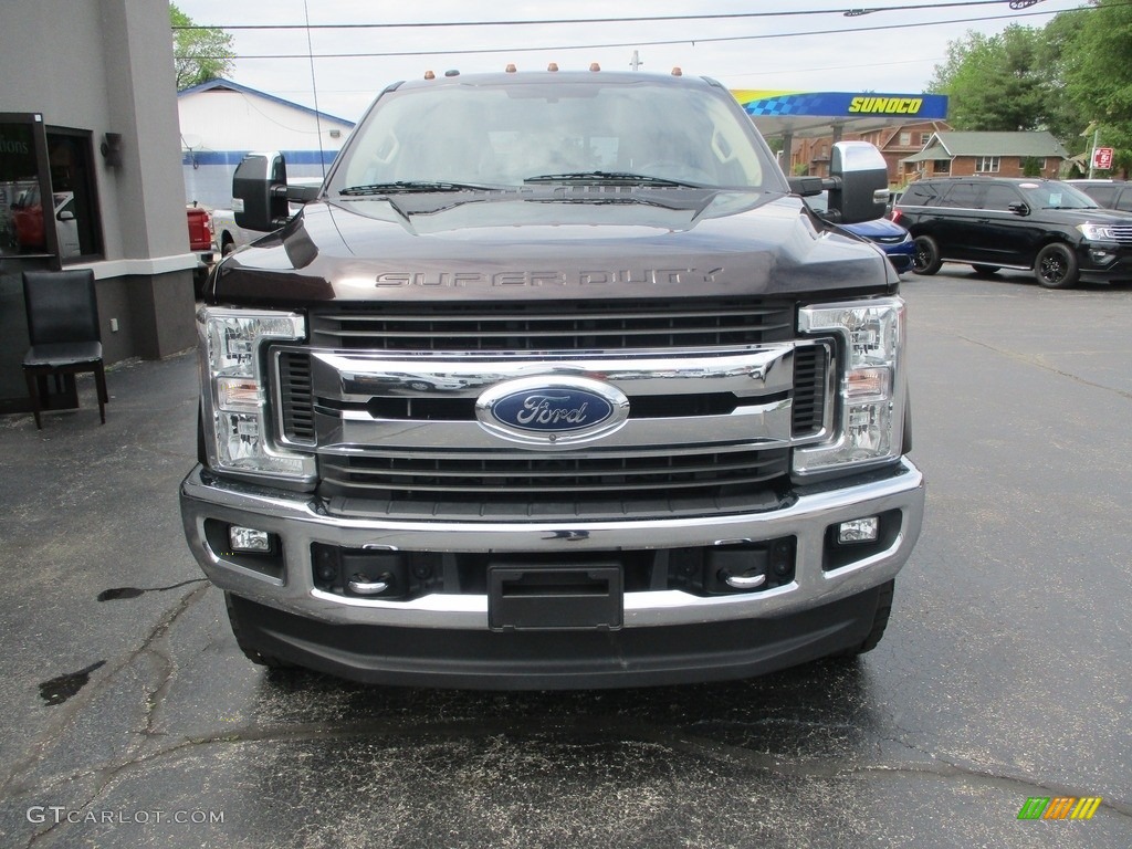 2019 F250 Super Duty XLT Crew Cab 4x4 - Magma Red / Camel photo #32
