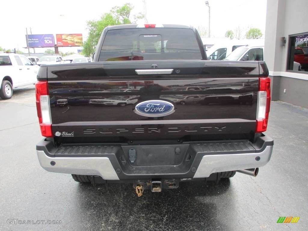 2019 F250 Super Duty XLT Crew Cab 4x4 - Magma Red / Camel photo #37