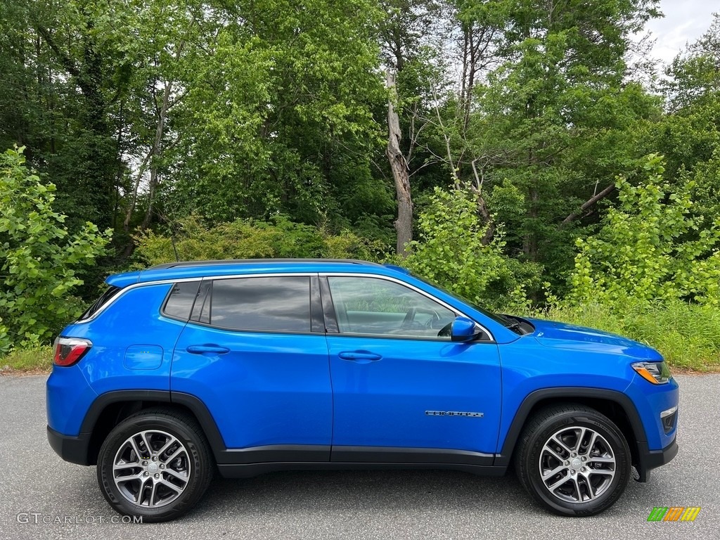 Laser Blue Pearl 2019 Jeep Compass Latitude Exterior Photo #146123348