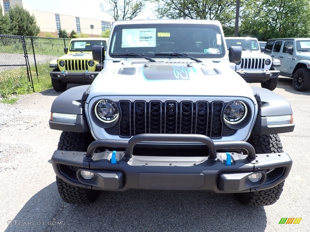 2023 Wrangler Unlimited Rubicon 4XE 20th Anniversary Hybrid - Silver Zynith / 20th Anniversary Red/Black photo #8
