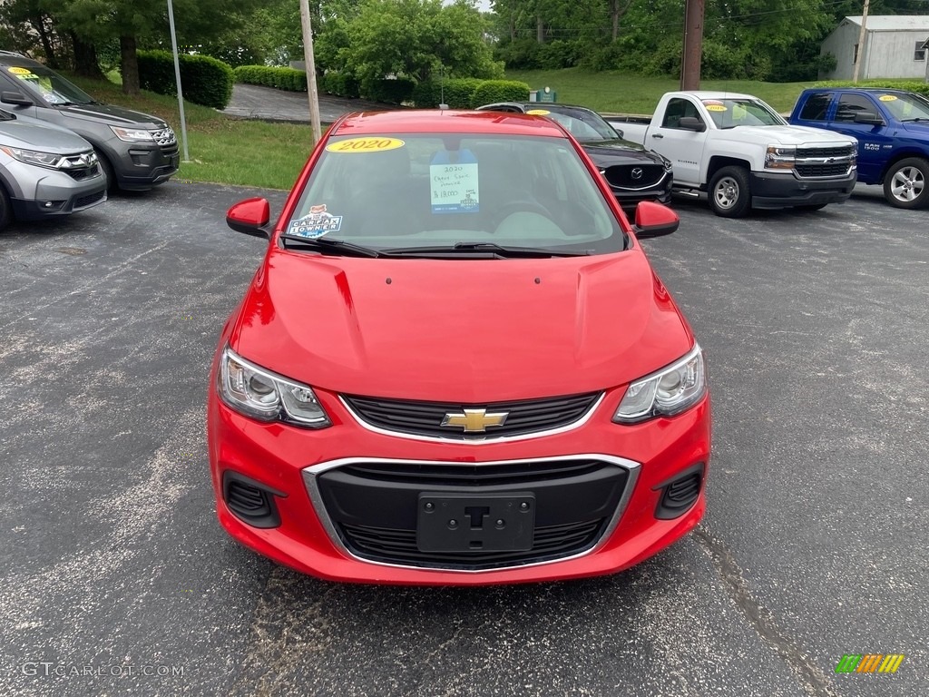 2020 Sonic Premier Sedan - Red Hot / Jet Black photo #7