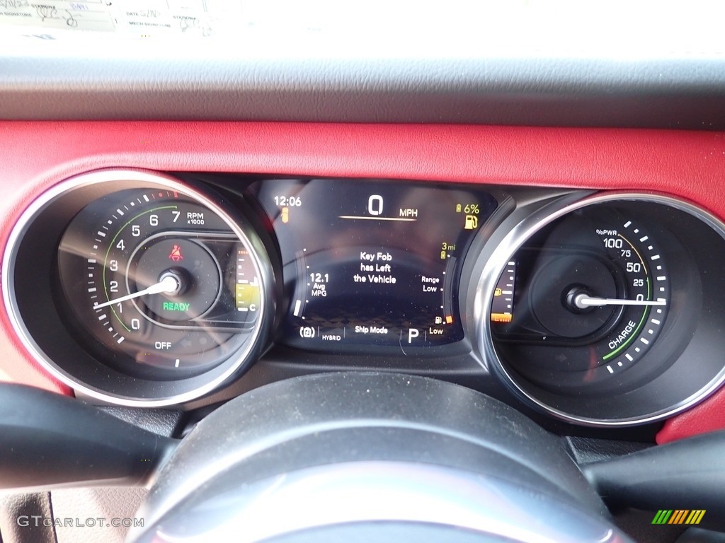 2023 Wrangler Unlimited Rubicon 4XE 20th Anniversary Hybrid - Silver Zynith / 20th Anniversary Red/Black photo #18