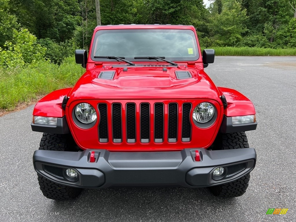 2022 Wrangler Unlimited Rubicon 4x4 - Firecracker Red / Black photo #3