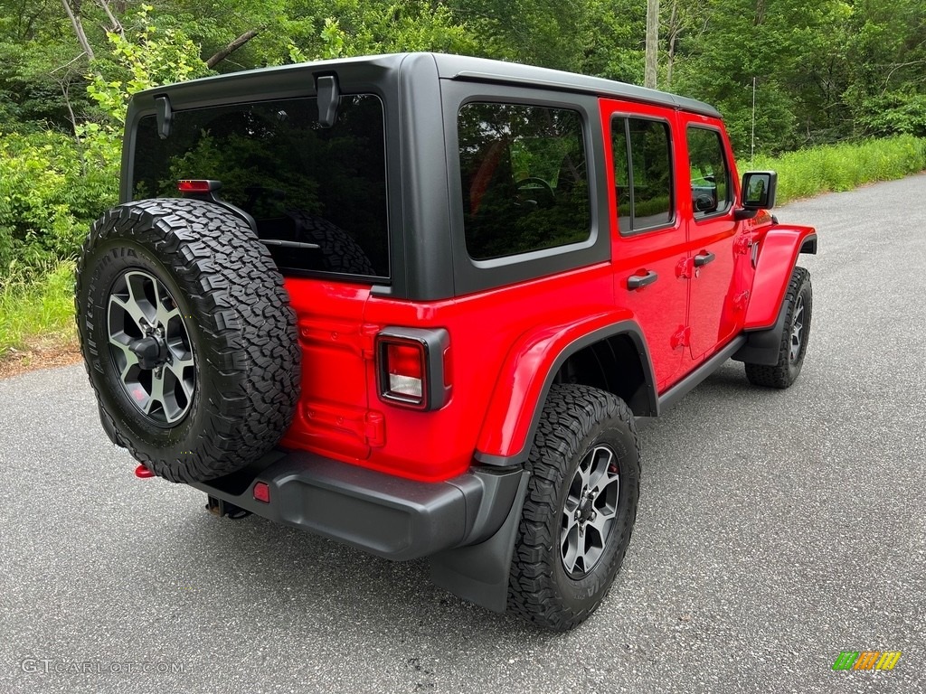 2022 Wrangler Unlimited Rubicon 4x4 - Firecracker Red / Black photo #6