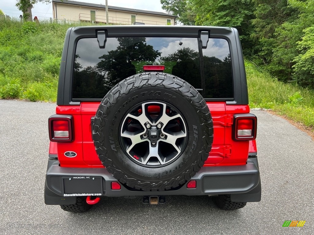 2022 Wrangler Unlimited Rubicon 4x4 - Firecracker Red / Black photo #7