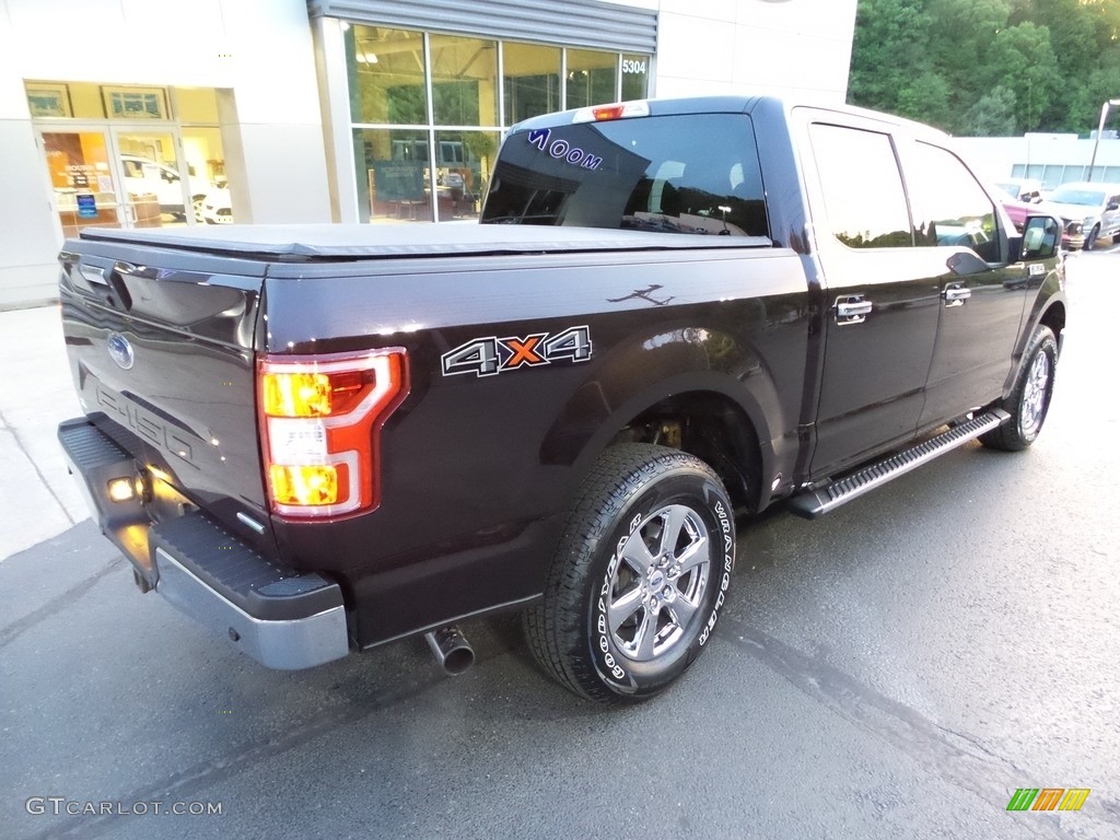 2019 F150 XLT SuperCrew 4x4 - Magma Red / Earth Gray photo #2