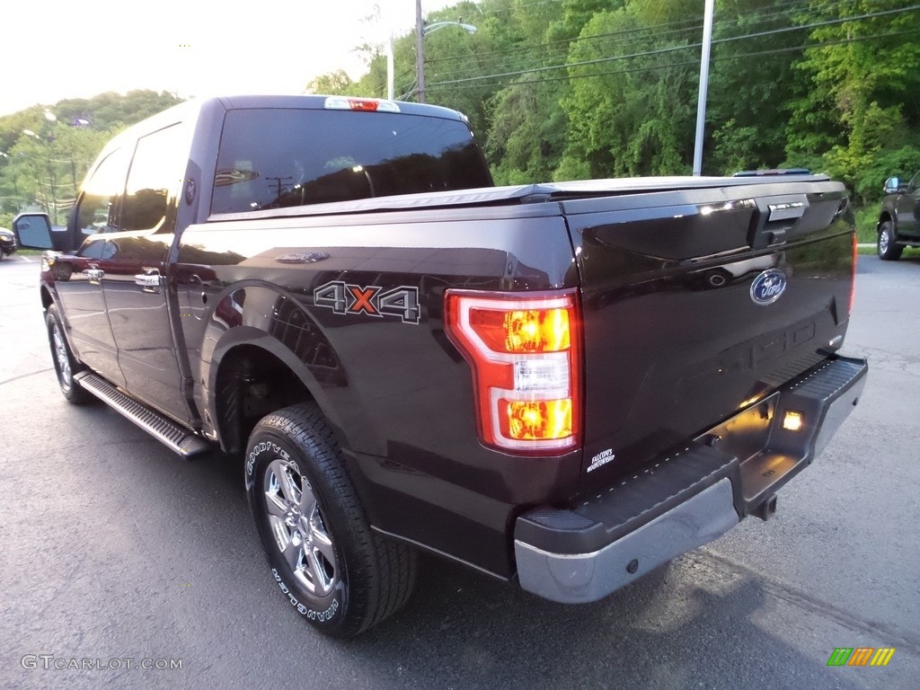 2019 F150 XLT SuperCrew 4x4 - Magma Red / Earth Gray photo #5