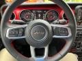 Black 2022 Jeep Wrangler Unlimited Rubicon 4x4 Steering Wheel
