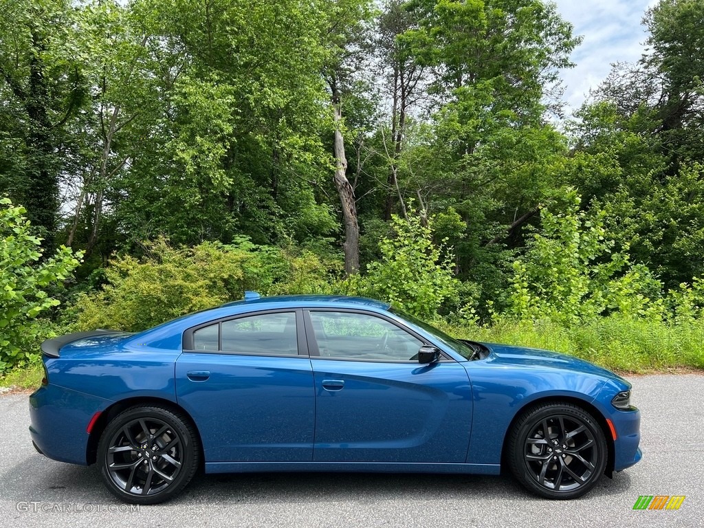 2023 Charger SXT Blacktop - Frostbite / Black photo #5