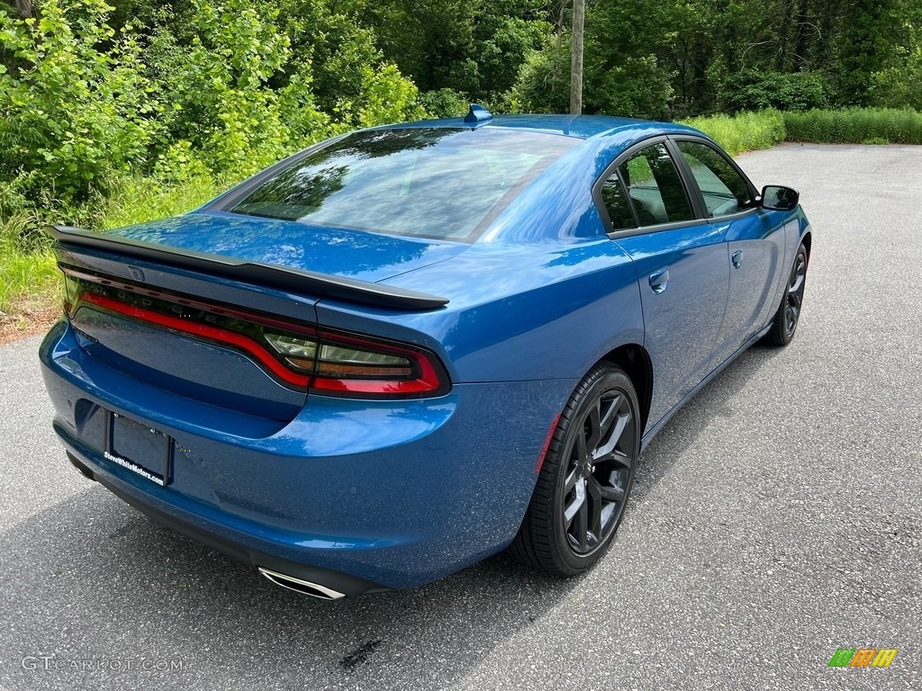2023 Charger SXT Blacktop - Frostbite / Black photo #6