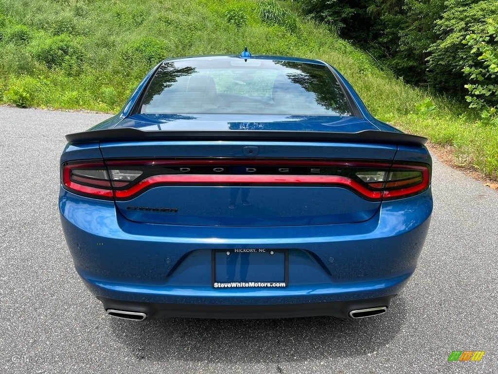 2023 Charger SXT Blacktop - Frostbite / Black photo #7