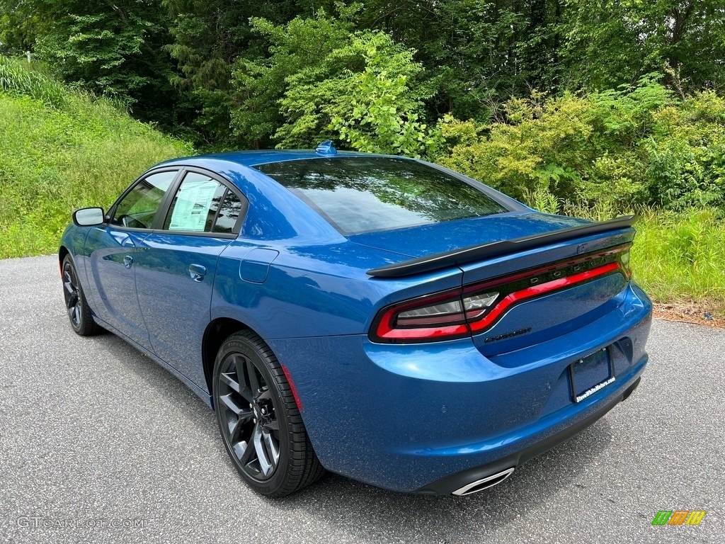 2023 Charger SXT Blacktop - Frostbite / Black photo #8