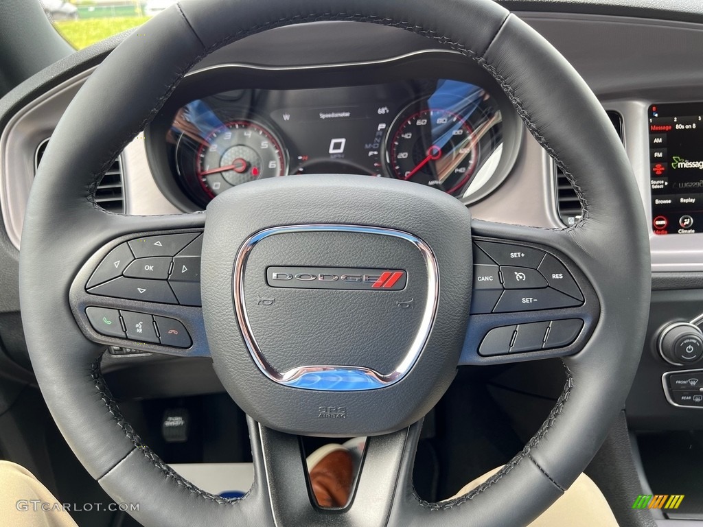 2023 Charger SXT Blacktop - Frostbite / Black photo #19