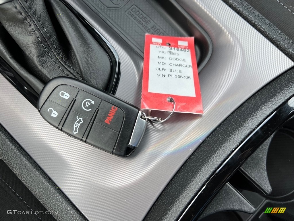 2023 Charger SXT Blacktop - Frostbite / Black photo #28
