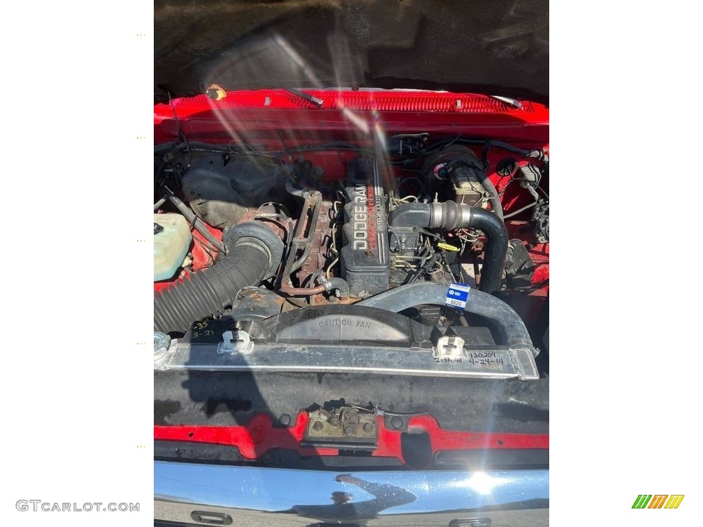 1993 Dodge Ram Truck D350 Extended Cab Dually Engine Photos